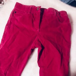 Jacadi fuschia courdoroy pants